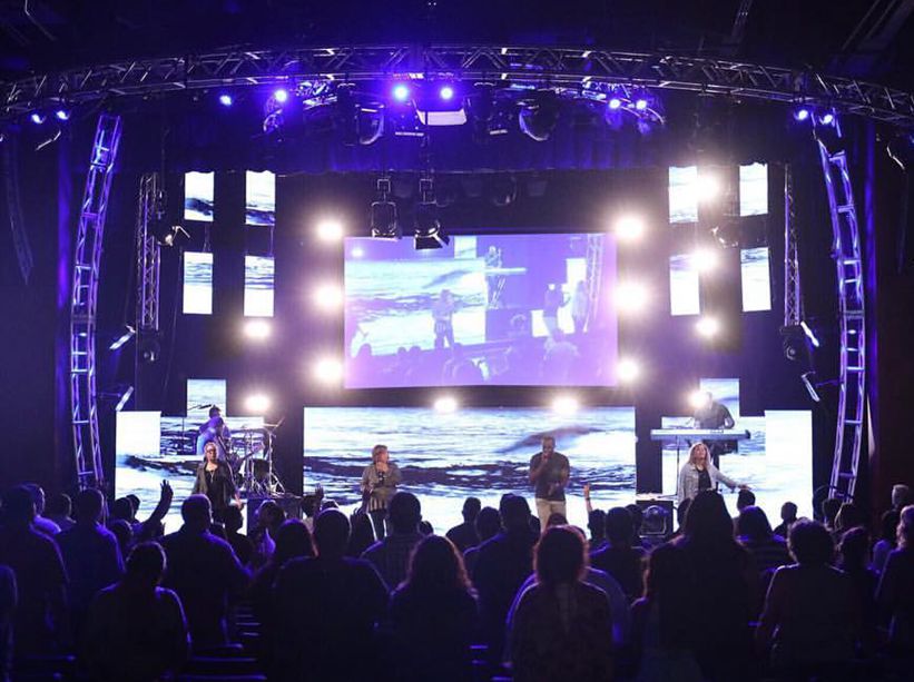 P2.97 Indoor Stage LED Screens For Churches