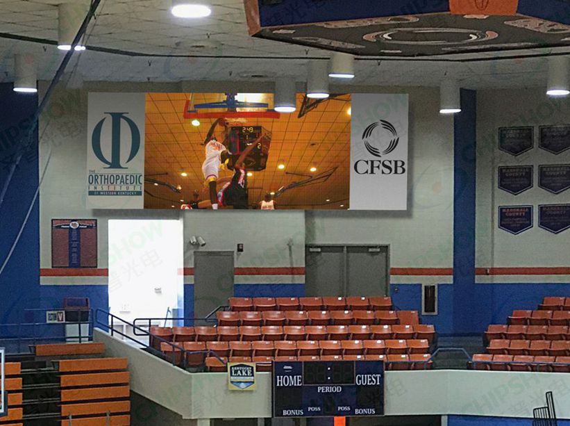 P6.67 indoor LED screen for basketball stadium