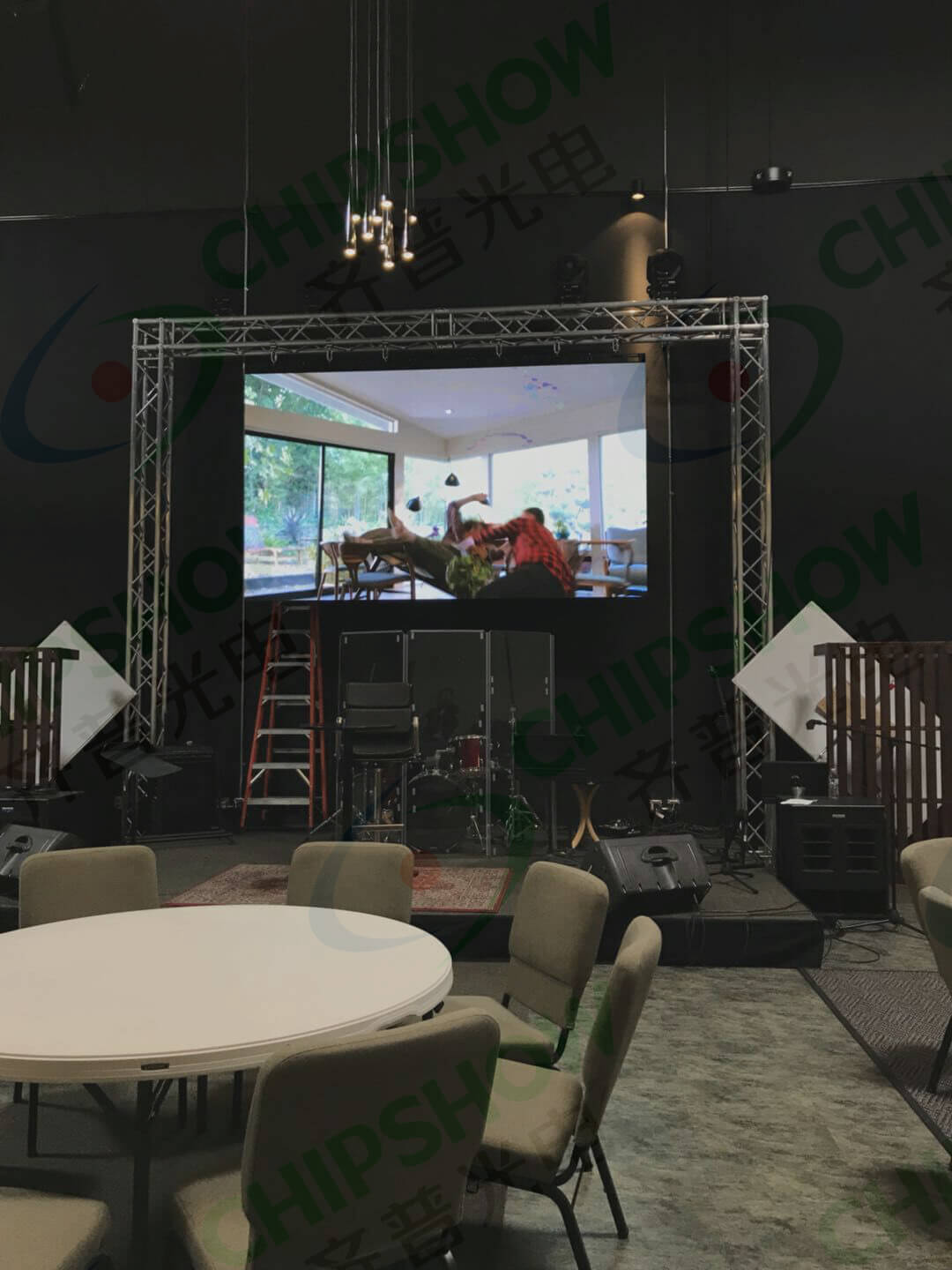 P3.91 Indoor LED Screen for Church in California