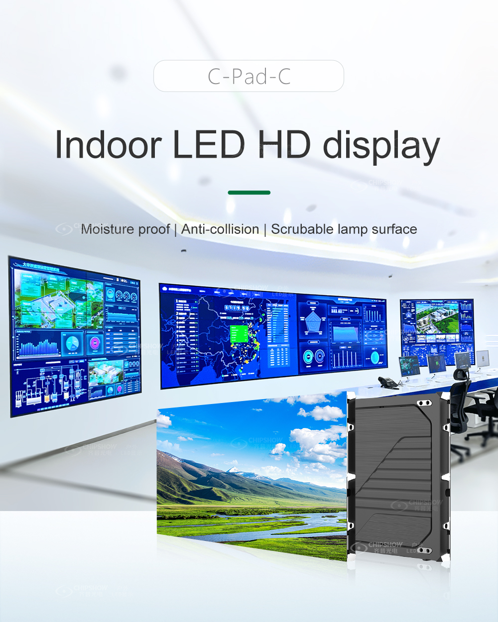 indoor hd led display screen