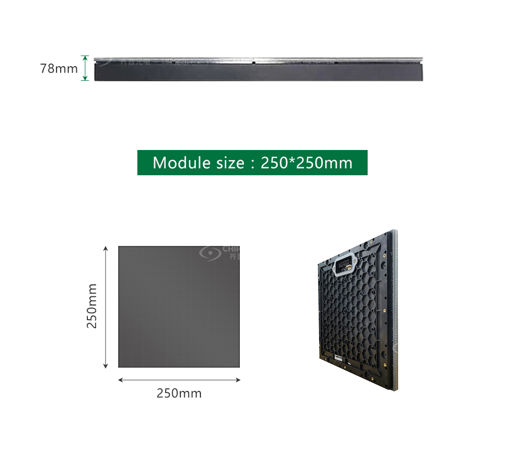 interactive floor led display