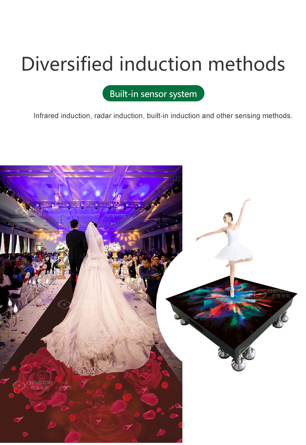 interactive floor led display
