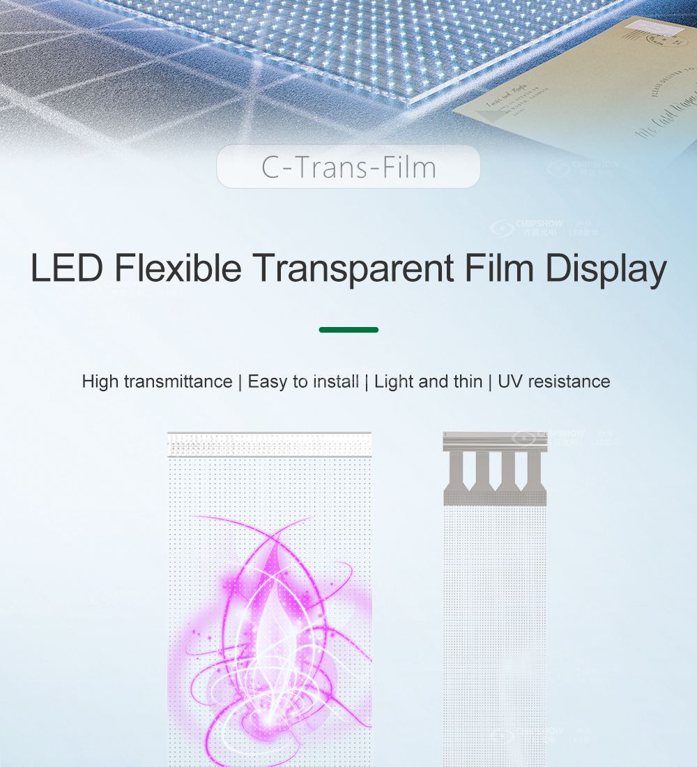  Flexible Transparent LED Film Display