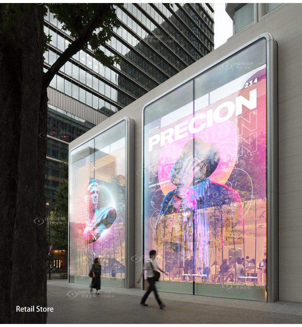 Flexible Transparent LED screen