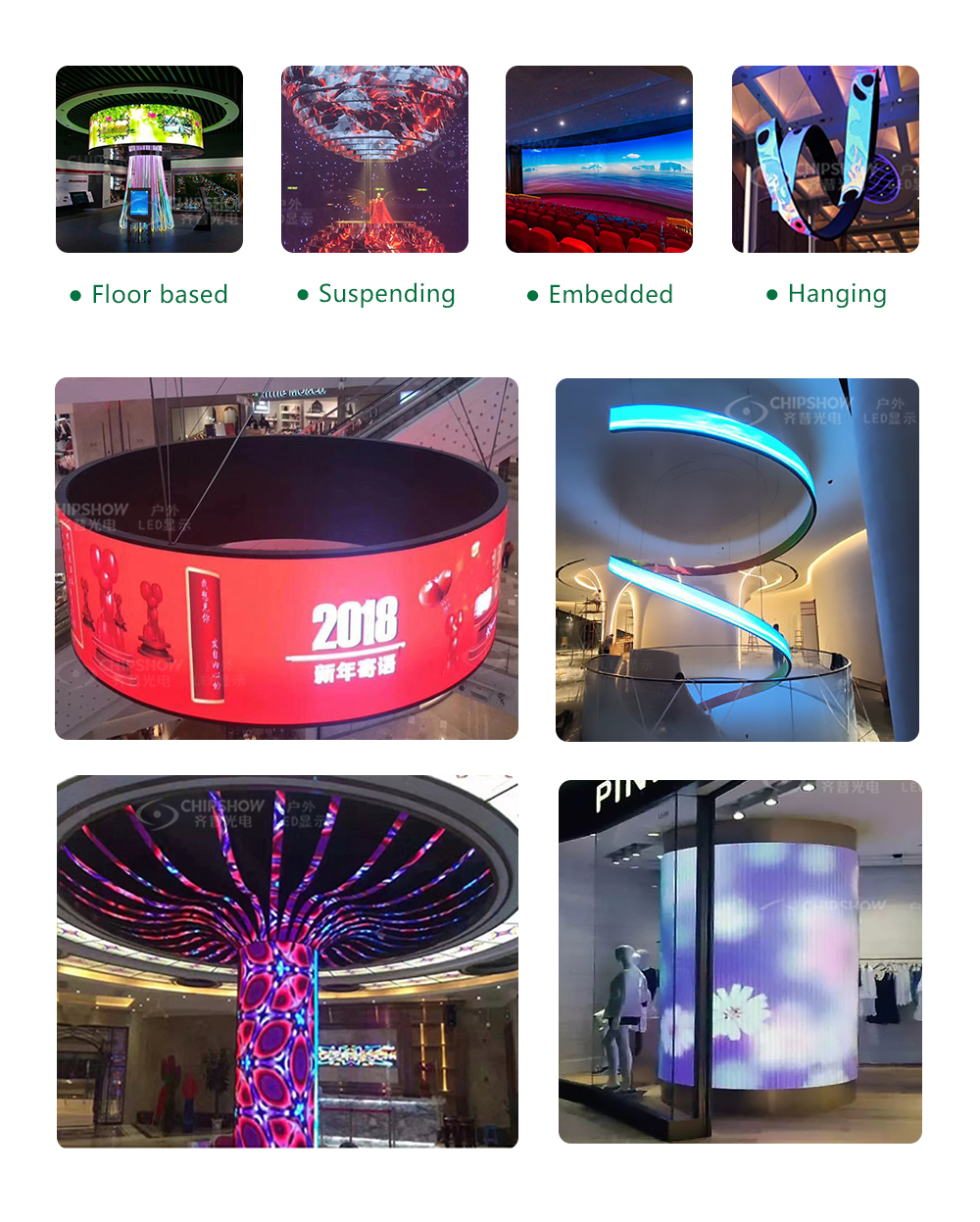 flexible led screen