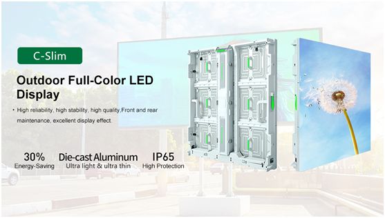 Stadium perimeter LED display