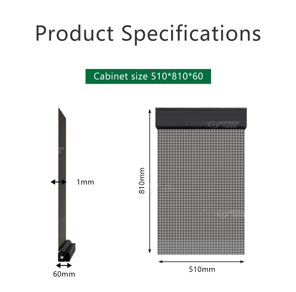 transparent LED mesh screen
