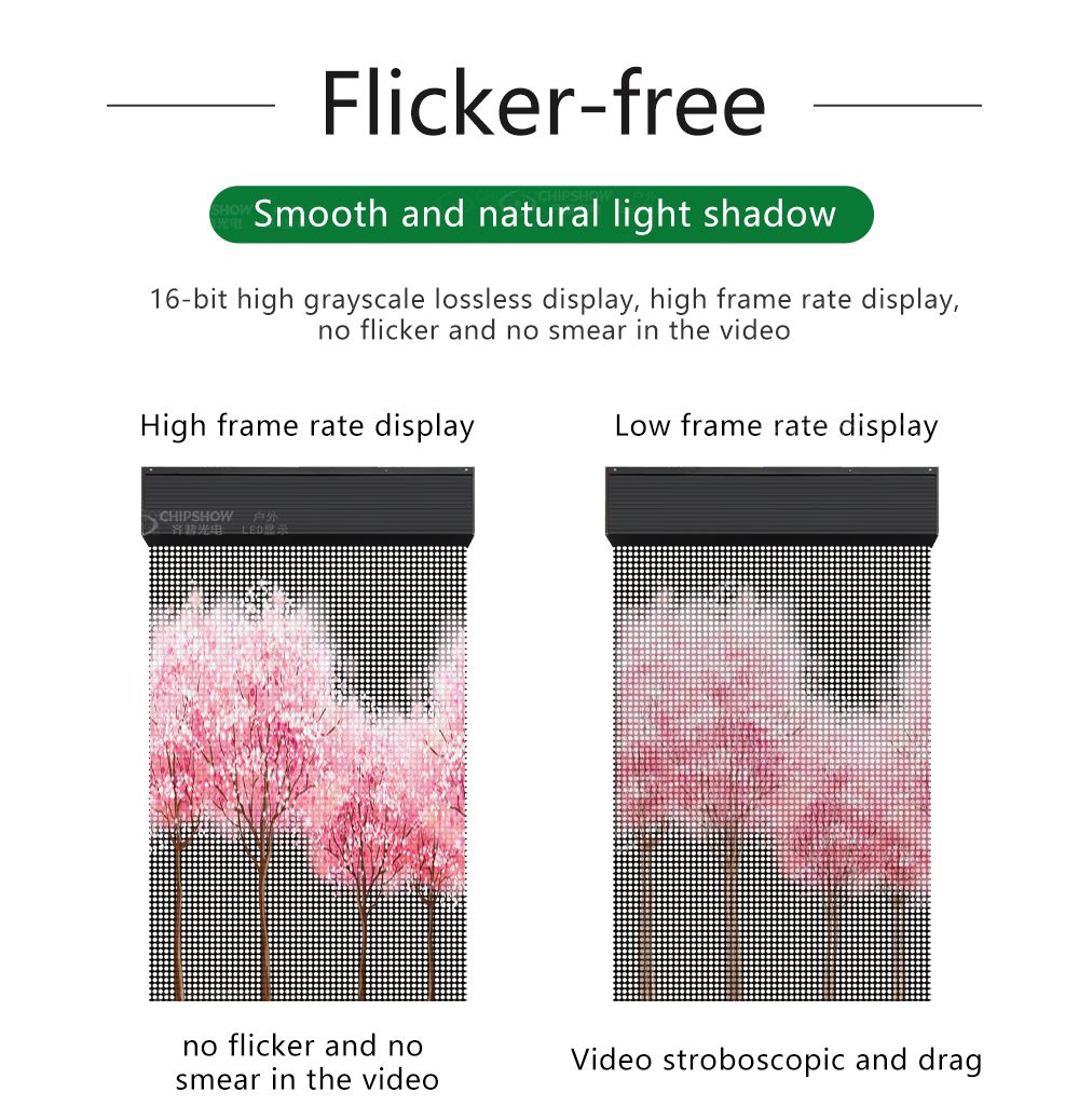 transparent LED mesh screen