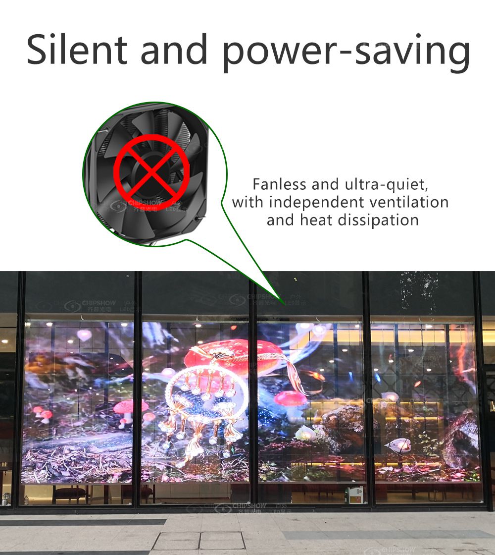 transparent LED mesh screen