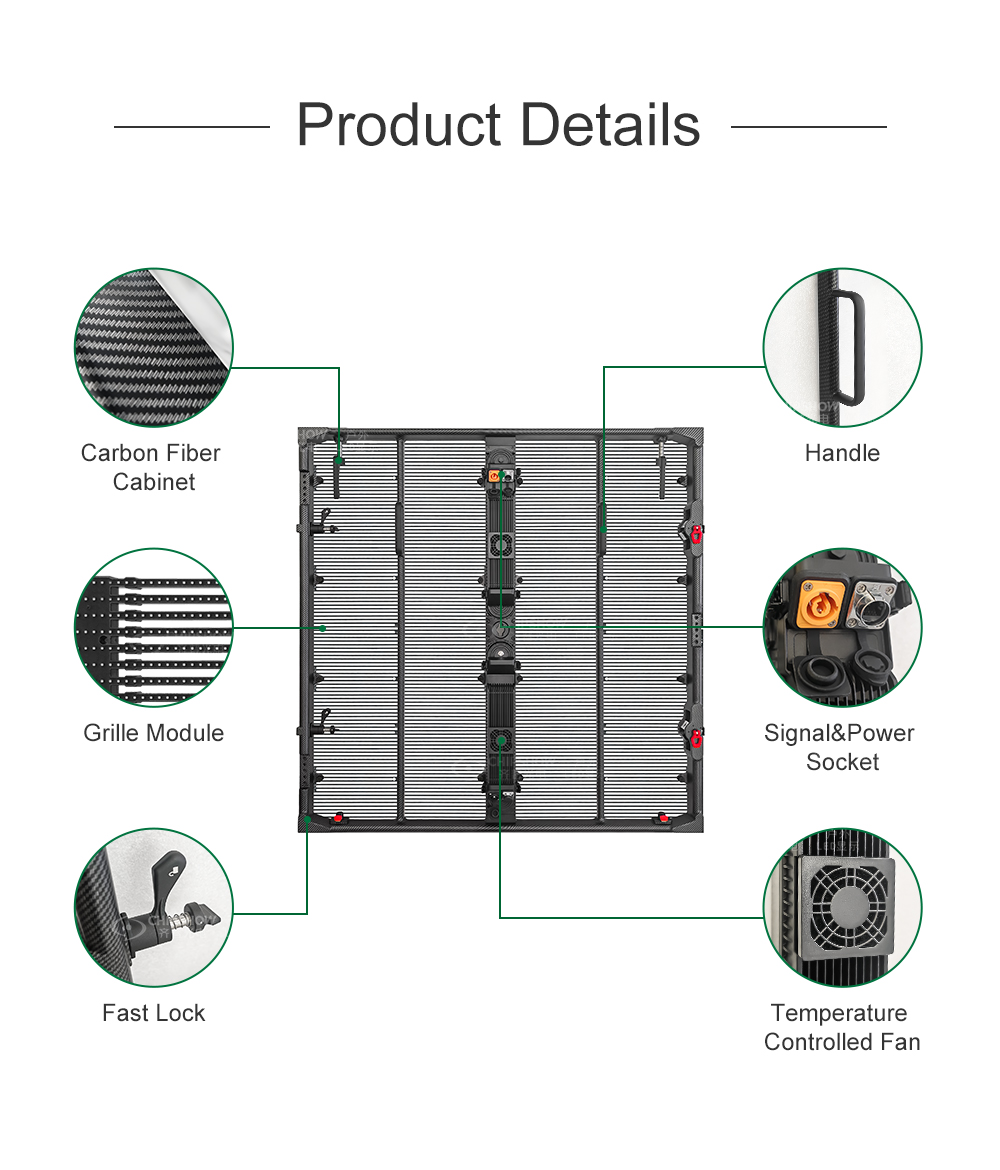 Carbon Fiber Outdoor LED Display