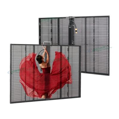 transpared LED display, transparent LED curtain