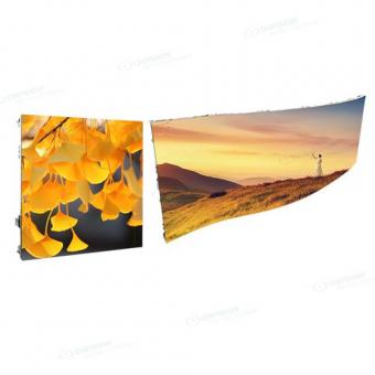 stage background LED screen, curved LED screen, corner screen