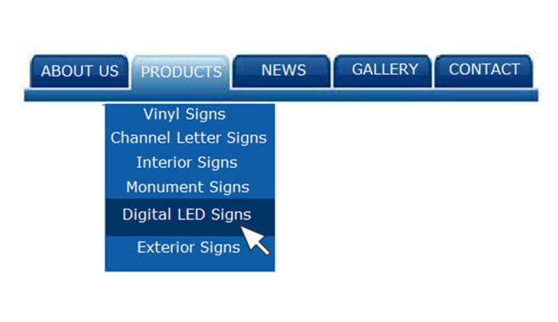 Include digital LED message centers to your products range