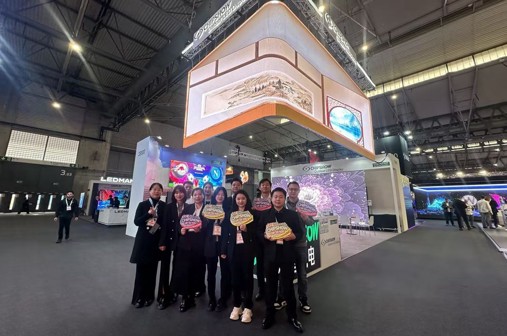 We are at the ISE 2024 trade show 