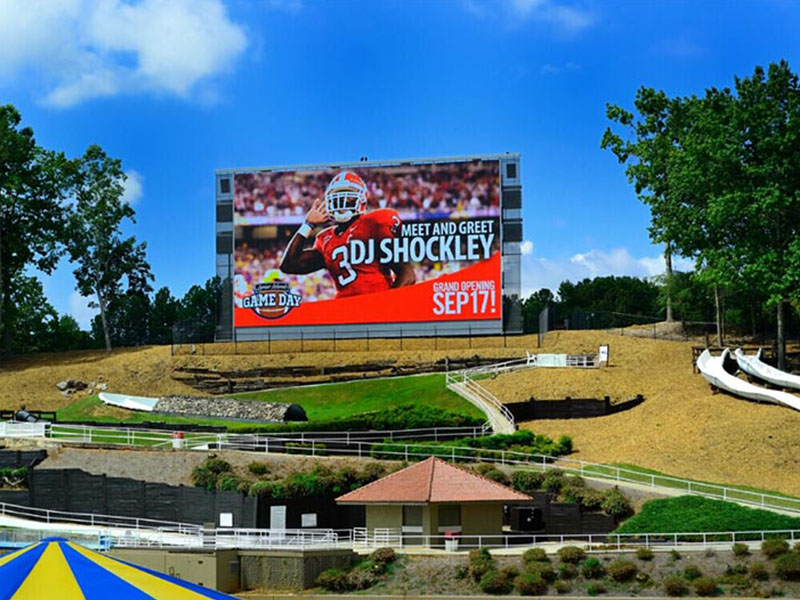 P16 Outdoor LED billboards at Lanier Islands Georgia USA